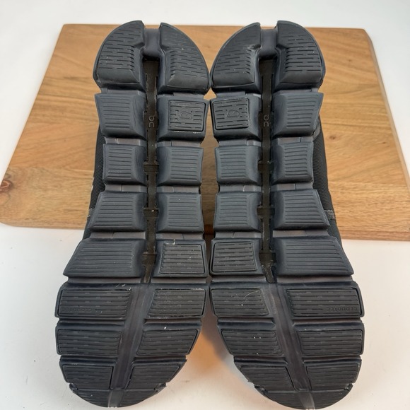 Mens On Cloud 6 Waterproof Black Mesh Athletic Running Sneakers Shoes Size 12 D - Picture 7 of 8